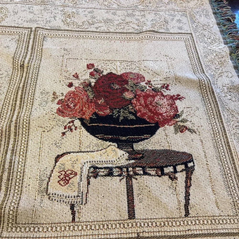 Flower Blanket Bouquet Tapestry Throw Wall Hanging‎ 60